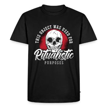 Anthropology This Object Was Used For Archaeology - Men's Premium Organic T-Shirt - black - Front - Nico (187cm)