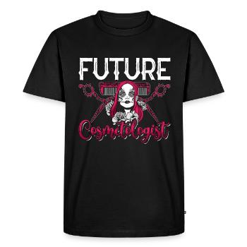 Future Cosmétologist Esthetician Beauty Services - T-shirt Premium bio Homme - noir - Devant - Nico (187cm)