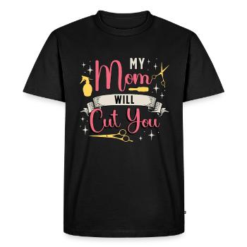 Cosmétologie Ma mère te coupera aime la coiffure - T-shirt Premium bio Homme - noir - Devant - Nico (187cm)