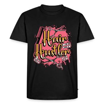 Cosmétologie Hair Hustler aime les services de beauté - T-shirt Premium bio Homme - noir - Devant - Nico (187cm)