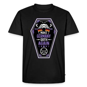 Rendre l’Allemagne gothique - T-shirt Premium bio Homme - noir - Devant - Nico (187cm)