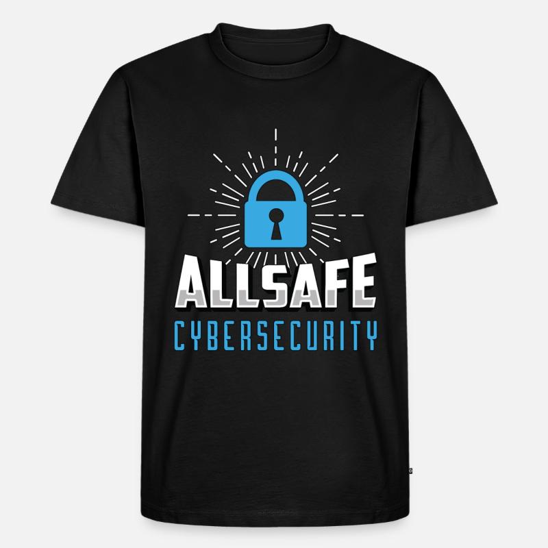 Cybersécurité Programmateur de cybersécurité Allsafe - T-shirt Premium bio Homme - noir