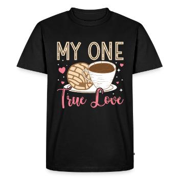 Conchas My One True Love Cuisine mexicaine Pain sucré - T-shirt Premium bio Homme - noir - Devant - Nico (187cm)
