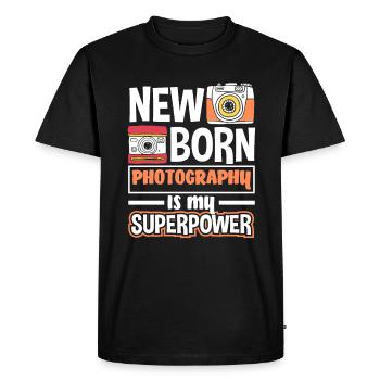 Funny Photography Photographer Photographer Gift - Men's Premium Organic T-Shirt - black - Front - Nico (187cm)