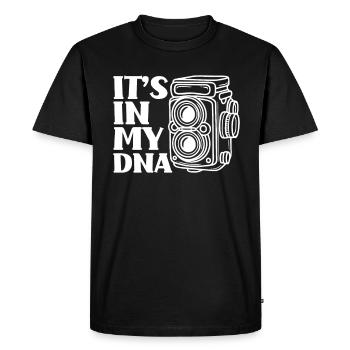 Drôle Photographie Photographe Photographe Cadeau - T-shirt Premium bio Homme - noir - Devant - Nico (187cm)