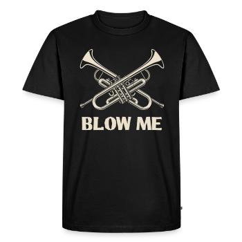 Trumpet Trumpeter Trumpet Player - Men's Premium Organic T-Shirt - black - Front - Nico (187cm)
