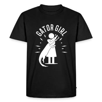 Gator Girl - T-shirt Premium bio Homme - noir - Devant - Nico (187cm)