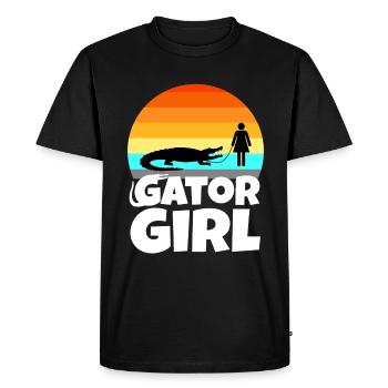 Gator Girl - T-shirt Premium bio Homme - noir - Devant - Nico (187cm)