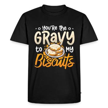 Biscuits Et Sauce Vous Êtes La Sauce Nourriture Du Sud - T-shirt Premium bio Homme - noir - Devant - Nico (187cm)
