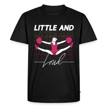Dance Moves Little And Loud Dancefloor Breakdancer - Men's Premium Organic T-Shirt - black - Front - Nico (187cm)