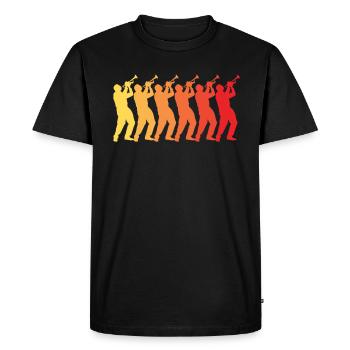 Trumpet Trumpeter Trumpet Player - Men's Premium Organic T-Shirt - black - Front - Nico (187cm)