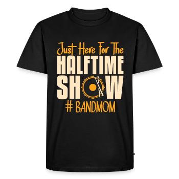 Drumline Juste là pour le spectacle de la mi-temps Batteur - T-shirt Premium bio Homme - noir - Devant - Nico (187cm)