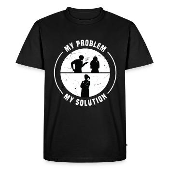 Pharmacy Technician My Problem Pictogram Mom - Men's Premium Organic T-Shirt - black - Front - Nico (187cm)