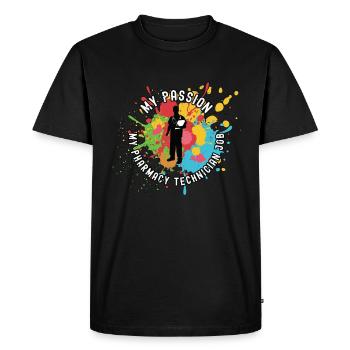 Pharmacy Technician My Passion My Pharmacy Medical - Men's Premium Organic T-Shirt - black - Front - Nico (187cm)