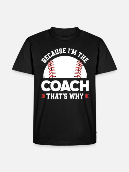 Drôle de baseball - T-shirt Premium bio Homme - noir