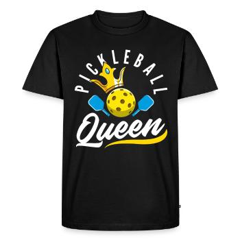 Funny Pickleball Gift - Men's Premium Organic T-Shirt - black - Front - Nico (187cm)