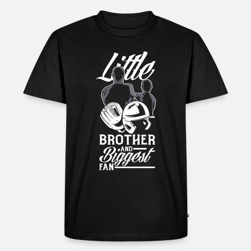 Lustiger Baseball - Männer Premium Bio T-Shirt - Schwarz