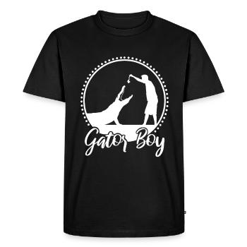 Gator Boy - T-shirt Premium bio Homme - noir - Devant - Nico (187cm)