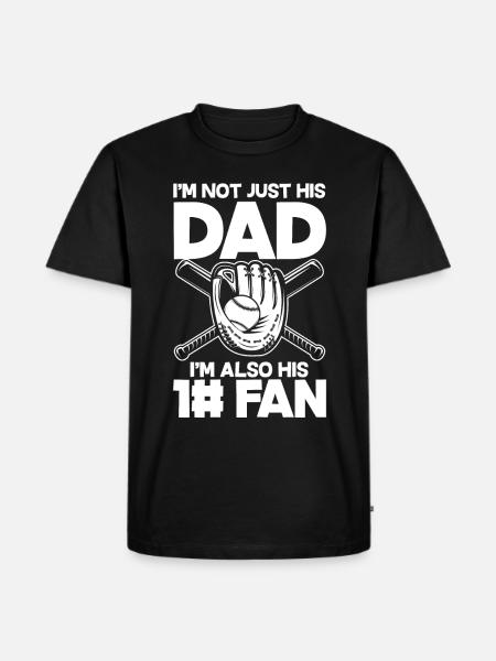 Funny Baseball - Men's Premium Organic T-Shirt - black