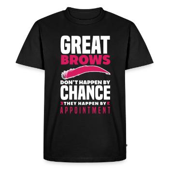 Drôle de maquillage maquilleur artiste cadeau - T-shirt Premium bio Homme - noir - Devant - Nico (187cm)