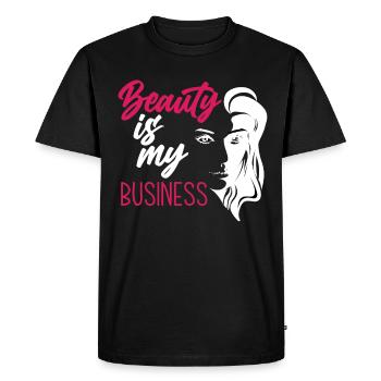 Drôle de maquillage maquilleur artiste cadeau - T-shirt Premium bio Homme - noir - Devant - Nico (187cm)
