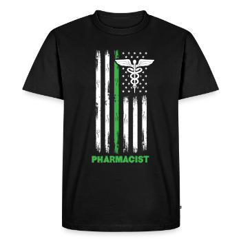 Apothecary Apothecary Apothecary Pharmacy Gift - Men's Premium Organic T-Shirt - black - Front - Nico (187cm)