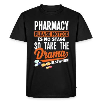 Apothecary Apothecary Apothecary Pharmacy Gift - Men's Premium Organic T-Shirt - black - Front - Nico (187cm)