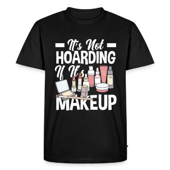 Drôle de maquillage maquilleur artiste cadeau - T-shirt Premium bio Homme - noir - Devant - Nico (187cm)