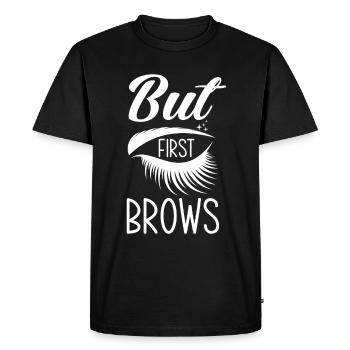 Drôle de maquillage maquilleur artiste cadeau - T-shirt Premium bio Homme - noir - Devant - Nico (187cm)