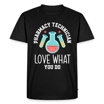 Apothecary Apothecary Apothecary Pharmacy Gift - Men's Premium Organic T-Shirt - black - Front - Nico (187cm)