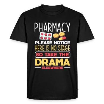 Apothecary Apothecary Apothecary Pharmacy Gift - Men's Premium Organic T-Shirt - black - Front - Nico (187cm)