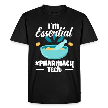 Apothecary Apothecary Apothecary Pharmacy Gift - Men's Premium Organic T-Shirt - black - Front - Nico (187cm)