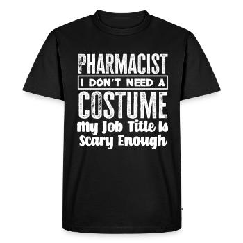 Apothecary Apothecary Apothecary Pharmacy Gift - Men's Premium Organic T-Shirt - black - Front - Nico (187cm)