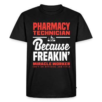 Apothecary Apothecary Apothecary Pharmacy Gift - Men's Premium Organic T-Shirt - black - Front - Nico (187cm)