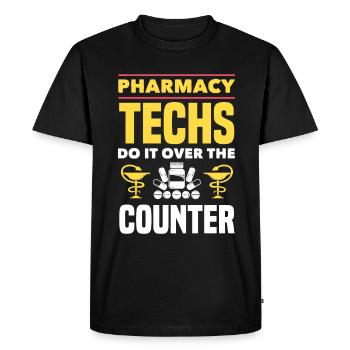 Apothecary Apothecary Apothecary Pharmacy Gift - Men's Premium Organic T-Shirt - black - Front - Nico (187cm)