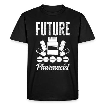 Apothecary Apothecary Apothecary Pharmacy Gift - Men's Premium Organic T-Shirt - black - Front - Nico (187cm)