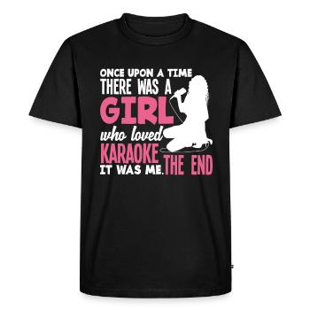 Chanteur de karaoké Chanteur de karaoké Musique - T-shirt Premium bio Homme - noir - Devant - Nico (187cm)