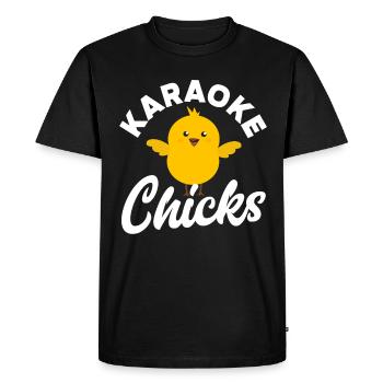 Chanteur de karaoké Chanteur de karaoké Musique - T-shirt Premium bio Homme - noir - Devant - Nico (187cm)