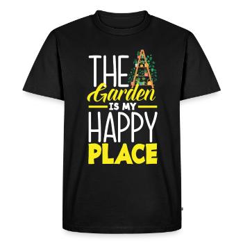 Jardinier, Jardinier, Jardinier, Jardinier Amateur, Plantes - T-shirt Premium bio Homme - noir - Devant - Nico (187cm)