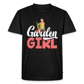 Jardinier, Jardinier, Jardinier, Jardinier Amateur, Plantes - T-shirt Premium bio Homme - noir - Devant - Nico (187cm)