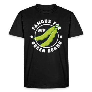 Jardinier, Jardinier, Jardinier, Jardinier Amateur, Plantes - T-shirt Premium bio Homme - noir - Devant - Nico (187cm)