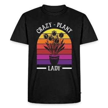 Jardinier, Jardinier, Jardinier, Jardinier Amateur, Plantes - T-shirt Premium bio Homme - noir - Devant - Nico (187cm)