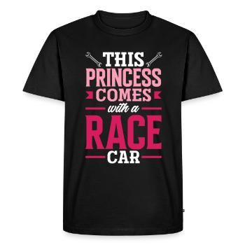 Cadeau de course de voiture drôle de course automobile - T-shirt Premium bio Homme - noir - Devant - Nico (187cm)