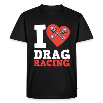 Cadeau de course de voiture drôle de course automobile - T-shirt Premium bio Homme - noir - Devant - Nico (187cm)