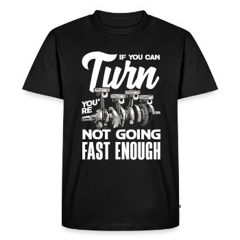 Cadeau de course de voiture drôle de course automobile - T-shirt Premium bio Homme - noir - Devant - Nico (187cm)
