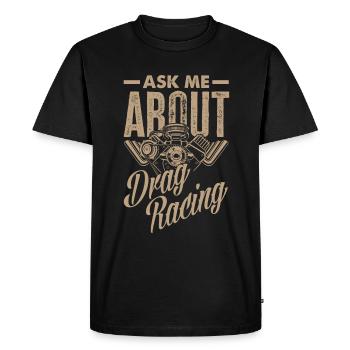 Cadeau de course de voiture drôle de course automobile - T-shirt Premium bio Homme - noir - Devant - Nico (187cm)