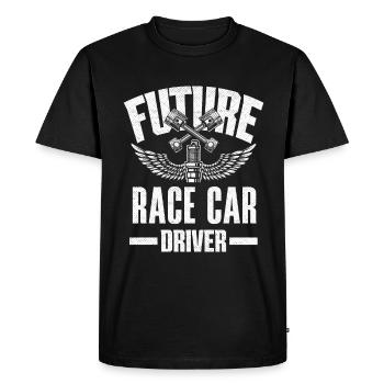 Cadeau de course de voiture drôle de course automobile - T-shirt Premium bio Homme - noir - Devant - Nico (187cm)