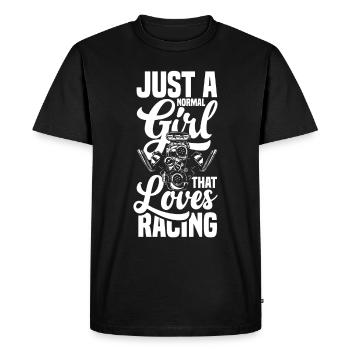 Cadeau de course de voiture drôle de course automobile - T-shirt Premium bio Homme - noir - Devant - Nico (187cm)
