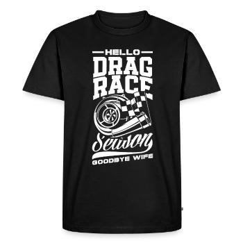 Cadeau de course de voiture drôle de course automobile - T-shirt Premium bio Homme - noir - Devant - Nico (187cm)