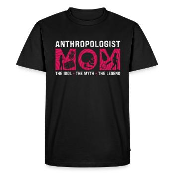 Anthropologue Maman L’idole Le mythe Le médico-légal - T-shirt Premium bio Homme - noir - Devant - Nico (187cm)